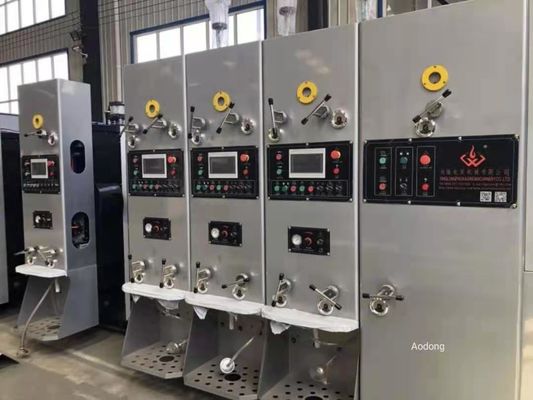 1-5 Renkli Flekso Baskı Yerleştirme Kalıp Kesme Makinesi 18kw ISO9001 Sertifikası