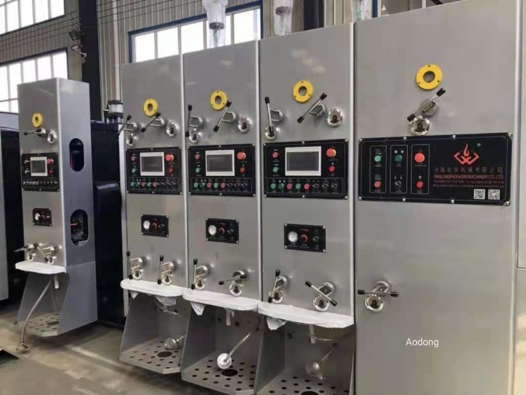 1-5 Renkli Flekso Baskı Yerleştirme Kalıp Kesme Makinesi 18kw ISO9001 Sertifikası